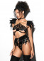 Сексуальный костюм черного ангела, 150016, размеры XS, S, M, L, XL