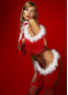 Сексуальный новогодний костюм санты, 150030, размеры XS, S, M, L, XL
