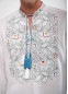 Мужская вышиванка Стрилкивци белая, 200325, размеры XS, S, M, L, XL, 2XL, 3XL