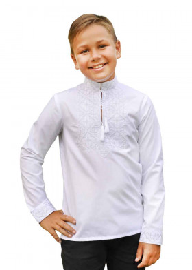 Вышиванка для мальчика льняная