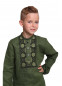 Вышиванка для мальчика хаки, 250327, размеры 3-4 года, 5-6 лет, 7-8 лет, 9-10 лет, 11-12 лет, 13-14 лет, 15-16 лет