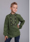 Вышиванка для мальчика хаки, 250327, размеры 3-4 года, 5-6 лет, 7-8 лет, 9-10 лет, 11-12 лет, 13-14 лет, 15-16 лет