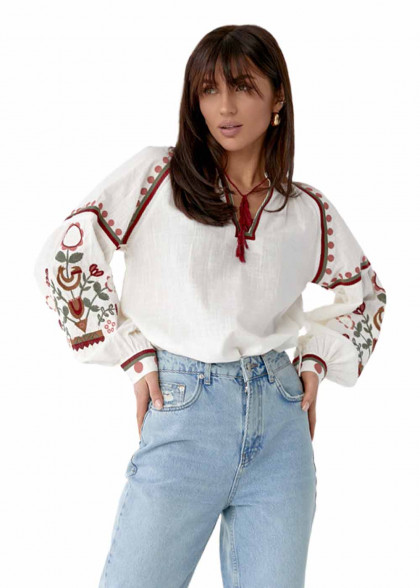 Вышитая блуза Мелания