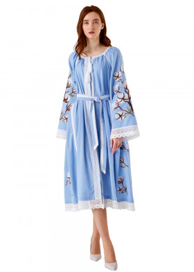 Вышитое платье Бавовна
