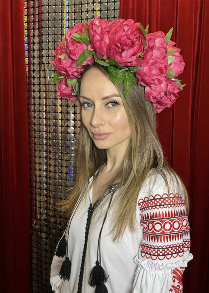 Вінок на голову Півонії