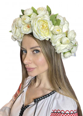 Национальный венок на голову Роза