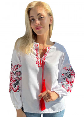 Женская вышиванка Георгина