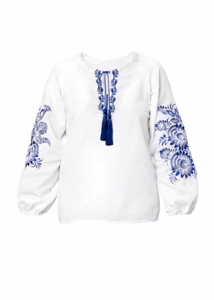 Вышиванка белая Георгина