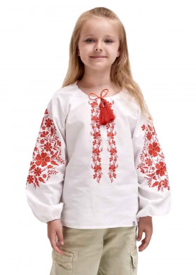 Детская вышиванка Цветочная