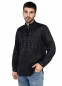 Вышиванка мужская черная Киевская, 460228, размеры S, M, L, XL, 2XL