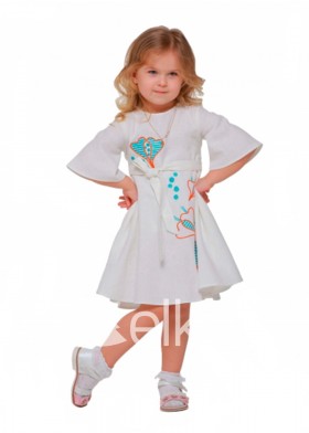 Платье вышиванка Первоцвет для девочки
