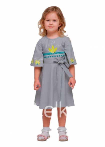 Платье вышиванка Цветочки