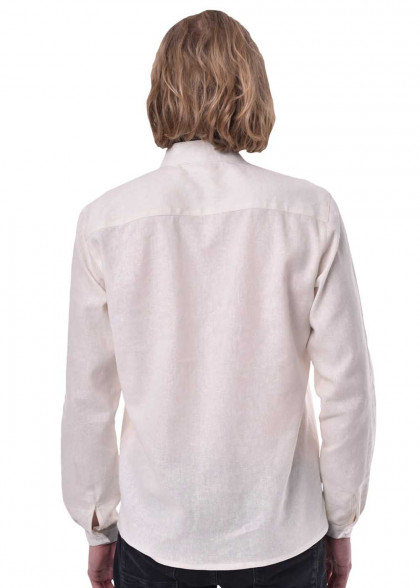 Вышитая рубашка Сила молочная