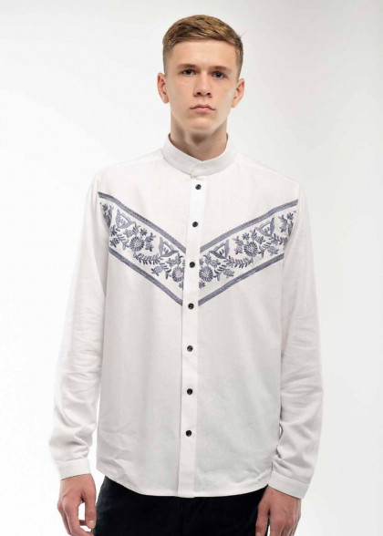 Вышитая рубашка белая