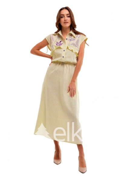Платье вышиванка Соцветие