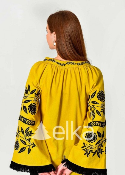 Вышиванка женская Охра