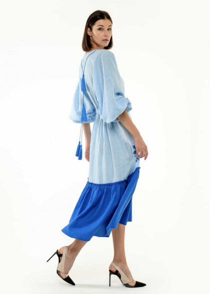 Вышитое платье Журавка