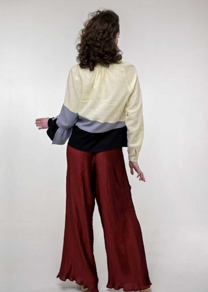 Вышиванка Камянка светло-желтая 