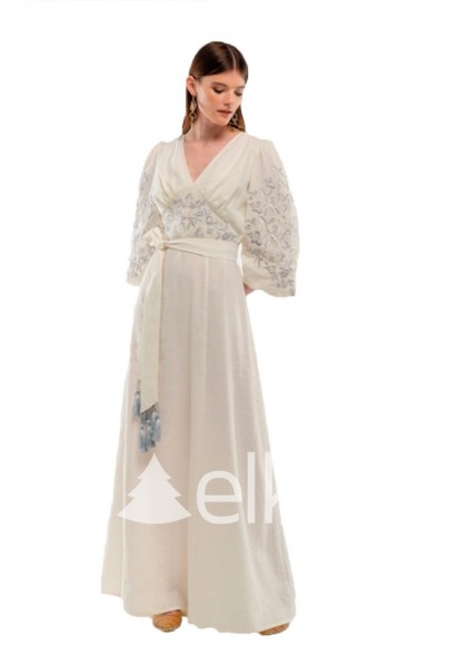 Платье вышиванка Голубка