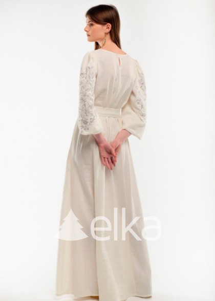 Платье вышиванка Голубка