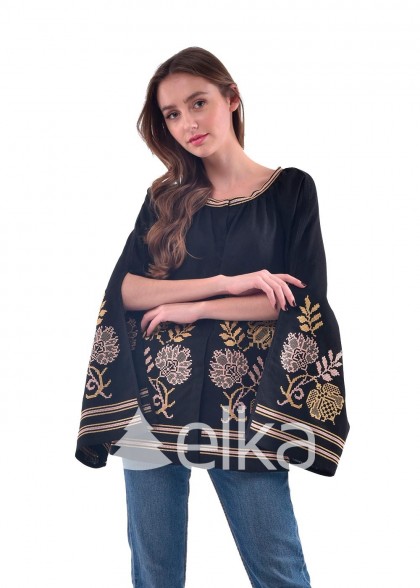 Вышиванка Княжна черная