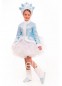 Детский костюм Снегурочки Снежинки, 100152, размеры 5-6 лет, 7-8 лет, 9-10 лет