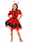 Детский костюм Божьей коровки с юбкой-пачкой, 100161, размеры 5-6 лет, 7-8 лет
