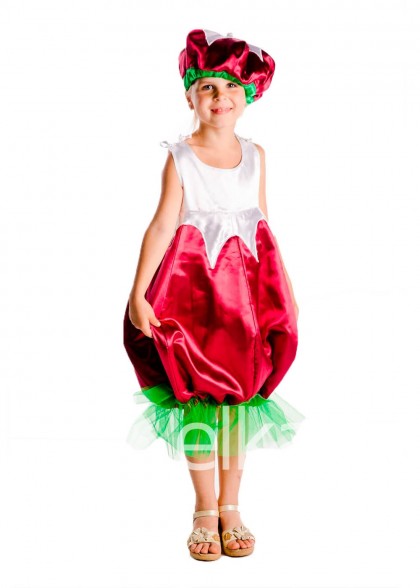 Костюм Редиски для девочки
