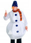 Костюм Снеговика взрослый, 100672, размеры M, L