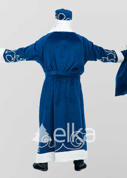 Костюм Деда Мороза синий
