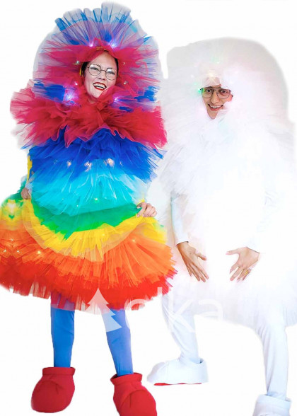 Костюм Ф'єка білий світящийся