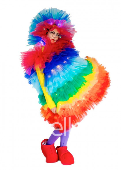 Костюм Ф'єка райдужний світящийся