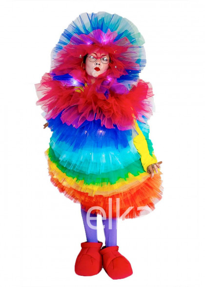 Костюм Ф'єка райдужний світящийся