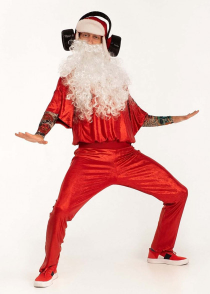 Костюм хайпового Деда Мороза