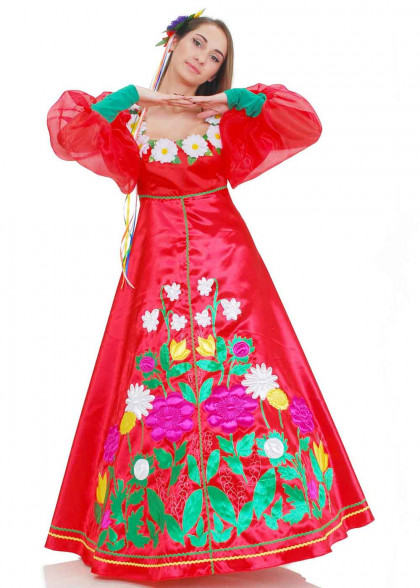 Костюм Лета с цветами 