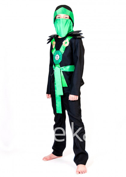 Дитячий костюм Ніндзяго зелений