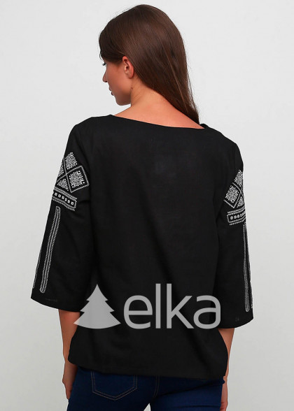 Women vyshyvanka Cherkasy black