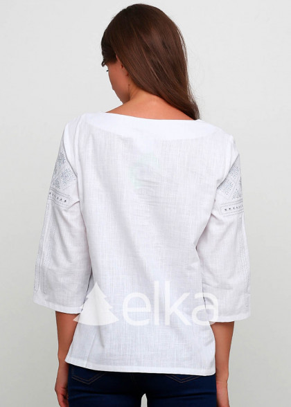Embroidered shirt Cherkasy white