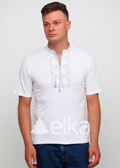 Мужская вышитая футболка Народная