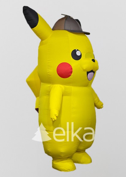 Надувний костюм Покемон детектив Пікачу