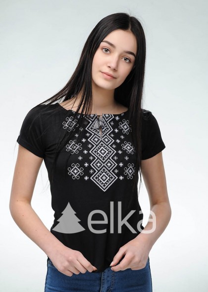 Embroidered t-shirt Melanka