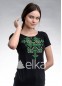 Вышитая футболка Папоротник, 430114