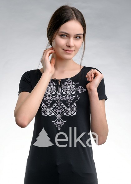 Вышитая футболка Элегия