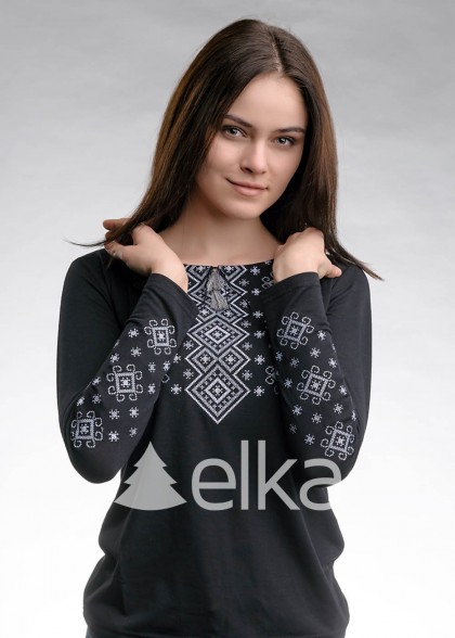 Embroidered shirt female Carpathian