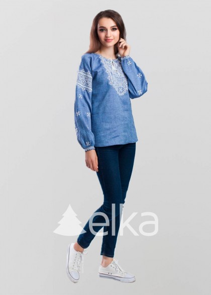 Embroidered shirt Create the world