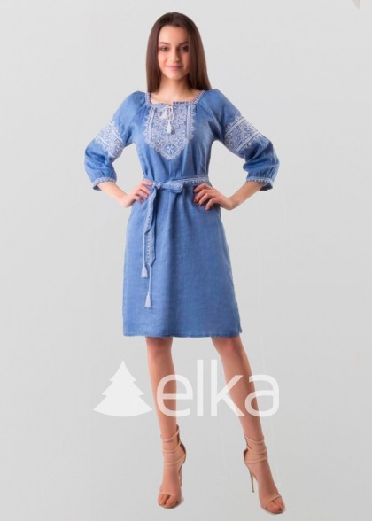 Платье вышиванка Твори мир