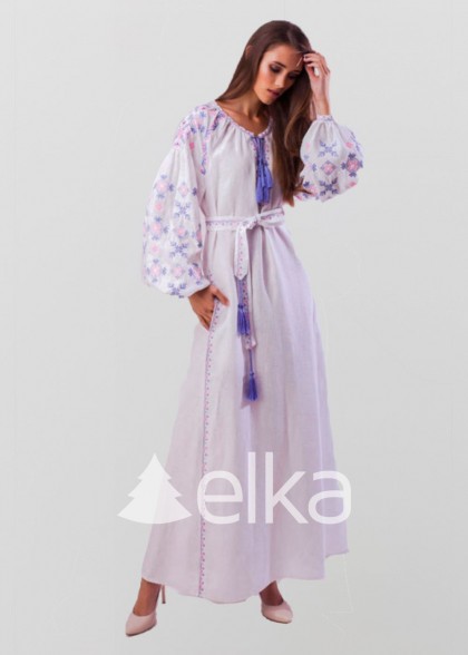 Платье вышиванка Папороть