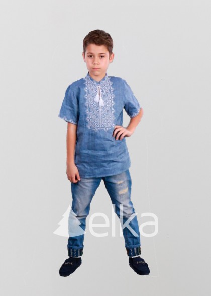 Дитяча вишиванка для хлопчика Зоря