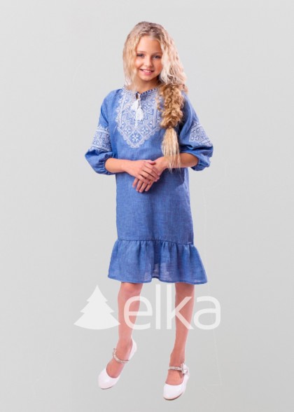 The embroidered dress for the girl Create the World 