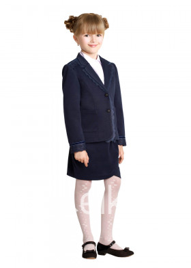 Школьный пиджак темно синий